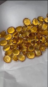Amethyst Oval Cut Loose Natural Golden Yellow Gemstone Lot Faceted <b>Stones</b> Ring Pendant Jewelry Making Wholesale Supplier Color - Product Image 3