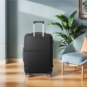 Set di Valigie Premium in ABS Nero a 3 Pezzi - Valigie da 20", 24", 28" con Manico Multi-Posizione, Ruote Silenziose Girevoli, Approvato TSA - Product Image 2