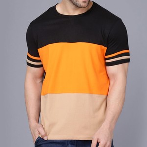 เสื้อยืดลำลองผู้ชายคุณภาพสูง ทอจากผ้าฝ้าย 100% สีสันปรับแต่งได้ น้ำหนักเบา แห้งเร็ว ระบายอากาศดี บริการ OEM ขายส่ง - Product Image 4