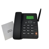 Téléphone de bureau sans fil fixe SC-3968-GP Quadri-bande 850/900/1800/1900MHz avec fonction SMS par carte SIM et garantie d'un an
