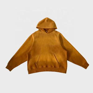 Sudaderas con Capucha Urbanas para Hombre, Lavado Ácido, 100% Algodón, Felpa, Unisex, Corte Regular, Invierno, Venta al Por Mayor - Product Image 3