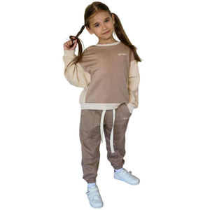 Custom Toddler Boys Clothing <b>Set</b> Cotton Fleece Kids Sweatshirt Sweatpants <b>Jogger</b> Tracksuit Two Piece Winter Children Clothes - Product Image 3