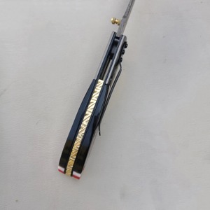 Mini couteau pliant de poche en acier inoxydable, taille pièce de monnaie, outil portable pour porte-clés, équipement EDC pour camping en extérieur - Product Image 2