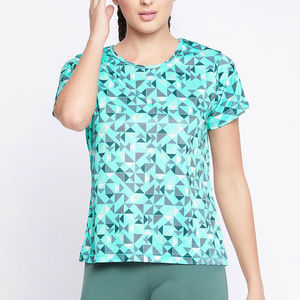 Camiseta Casual de Mujer al por Mayor con Estampado Personalizado por Sublimación 100% Poliéster - Alta Calidad, Colores y Tallas Personalizables, Transpirable y de Secado Rápido - Product Image 1