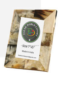 Collection de cadres photo de décoration murale antique faits à la main cadres photo en corne de buffle naturelle nouveau design pour l'affichage de photos de la nature - Product Image 2