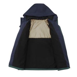 Veste zippée réversible imperméable et durable pour homme, confortable et respirante, vêtement de sport avec col montant, personnalisable pour l'hiver - Product Image 3