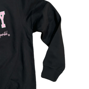 <b>Black</b> Embroidered Legacy <b>Sweatshirt</b> for Women Classic Crewneck Long Sleeve Pullover Sorority Inspired Casual Fleece Fashion - Product Image 4
