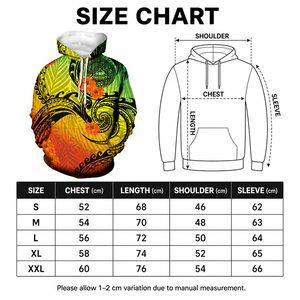 Wholesale Custom Polynesian Tribal Print <b>Hoodie</b> <b>Men</b> Streetwear Casual Pullover Fleece Sweatshirt with Kangaroo Pocket OEM ODM - Product Image 6