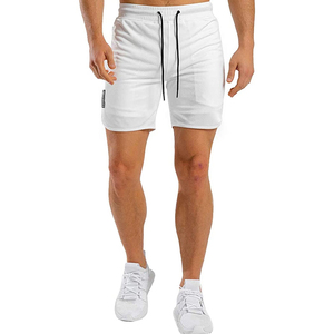 Hot Selling Men's Casual Shorts <b>Elastic</b> Waist Plain Dyed Breathable Cotton/Polyester Quick Dry Custom Design Shorts for Adult - Product Image 3
