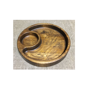 Plateau de service en bois poli fait main, moderne, 4 compartiments, écologique, pour organiser les collations et les condiments, ustensile de cuisine pour tous - Product Image 4