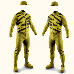 Uniforme de béisbol personalizado 100% poliéster para hombre, diseña tu propio uniforme de béisbol en venta - Product Image 4