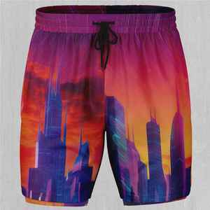 Pantalones Cortos de Satén Sólido para Hombre de Alta Calidad, Ajuste Cómodo, Ecológicos, 100% Personalizables, Antiarrugas, de Secado Rápido - Product Image 1