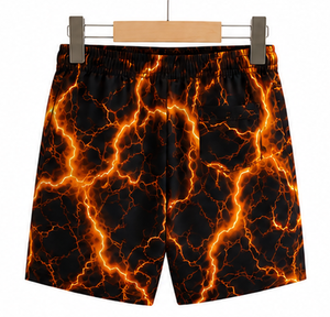 Shorts de bain décontractés pour hommes de haute qualité avec imprimé éclair - Product Image 4