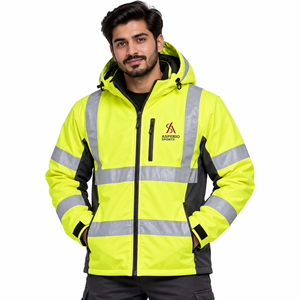 Ropa de Trabajo Resistente al Fuego y Térmica, Ajuste Cómodo, Construcción Ligera, Chaqueta de Seguridad Reflectante - Product Image 1