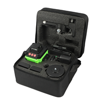 Niveau laser 16 lignes 360° auto-nivelant, niveau laser professionnel 4D à lignes croisées vertes avec fonction de télécommande