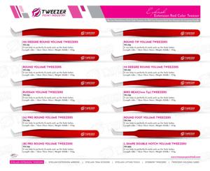 Pince à épiler de précision anti-dérapante en acier inoxydable pour outils de maquillage - Product Image 6