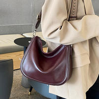 Sac à bandoulière pour femme de marque en gros, haute qualité, couleur unie, design minimaliste, fermeture éclair, toutes saisons, usage quotidien