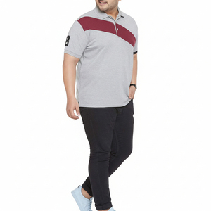 Camiseta de Verano para Hombre, Casual, de Manga Corta, Tejida, Talla Grande, Transpirable, 100% Algodón, Ecológica, Anti-Encogimiento, Anti-Pilling - Product Image 1