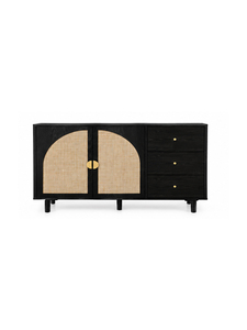 Meubles en bois modernes au design minimaliste pour un salon esthétique, meubles TV pour maison de rêve avec système de rangement - Product Image 1