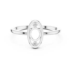 14K Customized Name <b>Initial</b> <b>Ring</b> in Silver or Gold - Product Image 5