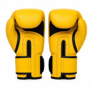 Guantes de Boxeo Personalizados Premium de Cuero PU con Correa de Muñeca Ajustable, Ligeros, Transpirables, Unisex, para Entrenamiento, Sparring y Kickboxing - Product Image 2
