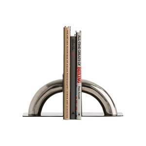 Sujetalibros de metal resistentes para estanterías, escritorio de oficina, biblioteca, decoración del hogar, organizador de libros - Product Image 6