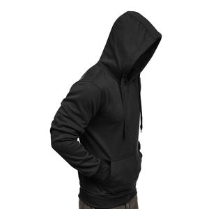 Sudadera con capucha para hombre, estilo urbano, de algodón polar GSM regular, con puños acanalados, ideal para invierno. - Product Image 2