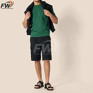 Camiseta de Hombre de Lujo OEM, 100% Algodón, Cuello Redondo, Hombros Caídos, Diseño de Logotipo Personalizado para Fitness, Logotipo Personalizable - Product Image 5