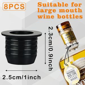 Set di 8 Versatori per Bottiglie di Liquore, Beccucci Ispirati all'Olio d'Oliva per Accessori per Bevande con Collo Largo, Adattatori per Versare Alcolici - Product Image 3