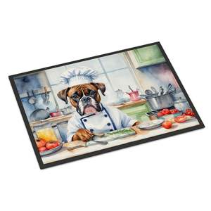 Boxer the Chef Non-Slip Washable Low Pile <b>Doormat</b> 24H X 36W Indoor and Outdoor Entryway Mat - Product Image 1