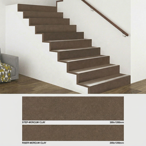 Robuste Extérieur Antidérapant En Porcelaine Finition Mate Mobile 12mm Épaisseur Escaliers Complet 4ft Céramique Contremarche Carreaux - Product Image 4