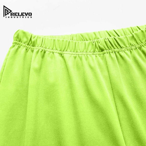 Casual Lightweight Sweatsuit for Men & Women, Neon Green 2 Piece, Hooded Zipper Jacket & <b>Joggers</b> Set, Unisex Streetwear - Product Image 3