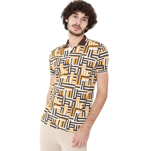 Chemises polo pour hommes 100% coton, col noir, doublure côtelée, imprimées, de haute qualité, couleurs rouge et autres couleurs classiques - Product Image 2