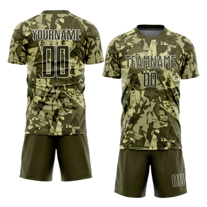 ชุดฟุตบอลแบบกำหนดเอง OEM ลายพรางใหม่ สำหรับโรงเรียน/สโมสร และชุดฝึกซ้อมทีมพร้อมลายพราง - Product Image 1