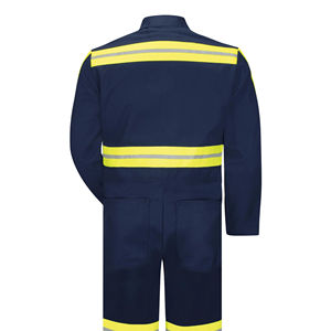 ชุดคลุมทำงานผ้าฝ้ายสวมใส่สบาย พร้อมซิปด้านหน้าเต็มตัว กระเป๋าอเนกประสงค์ ปรับขนาดได้ ผลิตในประเทศปากีสถาน - Product Image 5