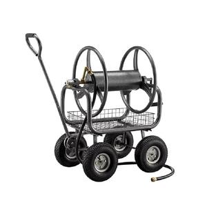 Manufacturer Garden Hose Reel <b>Cart</b> Stainless Steel 4-Wheel Heavy Duty Anti-Corrosion Adjustable Waterproof Cover Vietnam - Product Image 1