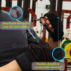 Guantes de Levantamiento de Pesas Duraderos y de Alta Calidad para Entrenamiento en Gimnasio y Fitness - Product Image 4