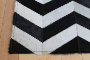 Alfombra de Cuero Ecológica en Tonos Tierra, Hecha a Mano, con Textura de Rayas, Antideslizante, Rectangular, Moderna, para Decoración del Hogar - Product Image 6