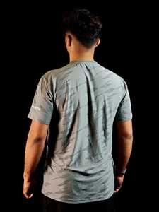 PUFFIN SPORTS T-shirt Homme Coupe Classique Personnalisé OEM ODM Haute Qualité Coton/Fibre de Bambou Col Roulé Motif Imprimé Numérique B2B - Product Image 3