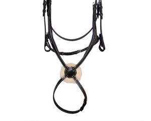 Nueva Llegada: Brida Anatómica de Cuero Platino con Cabezal Acolchado Suave y Plano, Estilo Indio para Montar a Caballo, Equipo Transpirable - Product Image 2