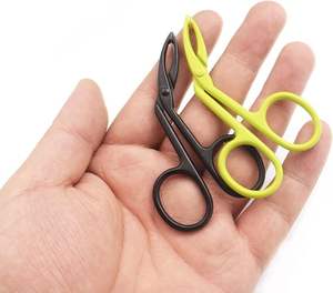 Pinzas de Depilar de Acero Inoxidable de Primera Calidad con Punta Inclinada y Mango de Tijera, Forma Recta para Eliminar Vello - Product Image 4