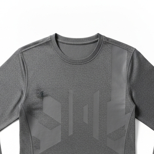 Camiseta de Compresión con Logotipo Personalizado para Hombre, Ropa Deportiva Transpirable de Malla, Ropa de Gimnasio al por Mayor, Camiseta Deportiva de Manga Corta para Entrenamiento - Product Image 4
