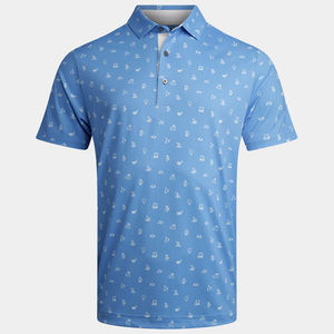 Polos Personalizados con Logotipo para Hombre, Camisetas Polo de Golf Deportivas de Sublimación Casual de Alta Calidad - Product Image 1