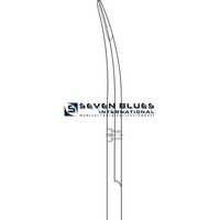Ciseaux de dissection REYNOLDS-JAMESON BSC1015, instrument chirurgical manuel en acier pour usage hospitalier