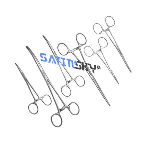 Juego de 7 Piezas de Pinzas Hemostáticas Manuales, Portaagujas, Tijeras y Pinzas para Entrenamiento Educativo y Procedimientos Médicos - Product Image 2