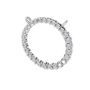 Anillo de Eternidad con Diamantes Graduados Modernos Aarinya, Oro de 9K, Diamante Cultivado en Laboratorio, Luminous Orbit Suite, Certificado IGI, Anillo Abierto, Regalo - Product Image 5