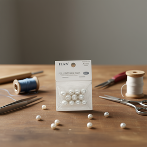 Perlas Ilan Craft de 14mm Blancas para Manualidades, 15g - Product Image 2