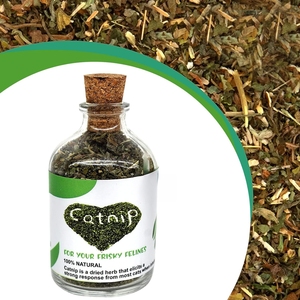 Mélange de feuilles et de tiges de catnip biologique en vrac OEM, broyé et séché, sûr, à action prolongée, soutien naturel du mental et du système immunitaire, pour la santé des animaux de compagnie - Product Image 3