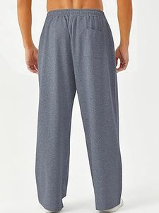 Pantalones Deportivos Casuales de Verano para Hombre, Corte Recto Regular, Estilo Vintage, Cintura Ajustable, 100% Algodón, Ecológicos, Antiarrugas, de Secado Rápido - Product Image 6