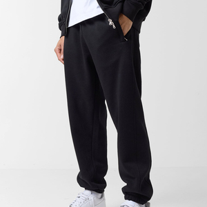 Conjunto deportivo unisex de dos piezas con sudadera con capucha y cremallera de algodón grueso de 445 g/m² y pantalones de chándal de felpa francesa con logotipo personalizado - Product Image 6